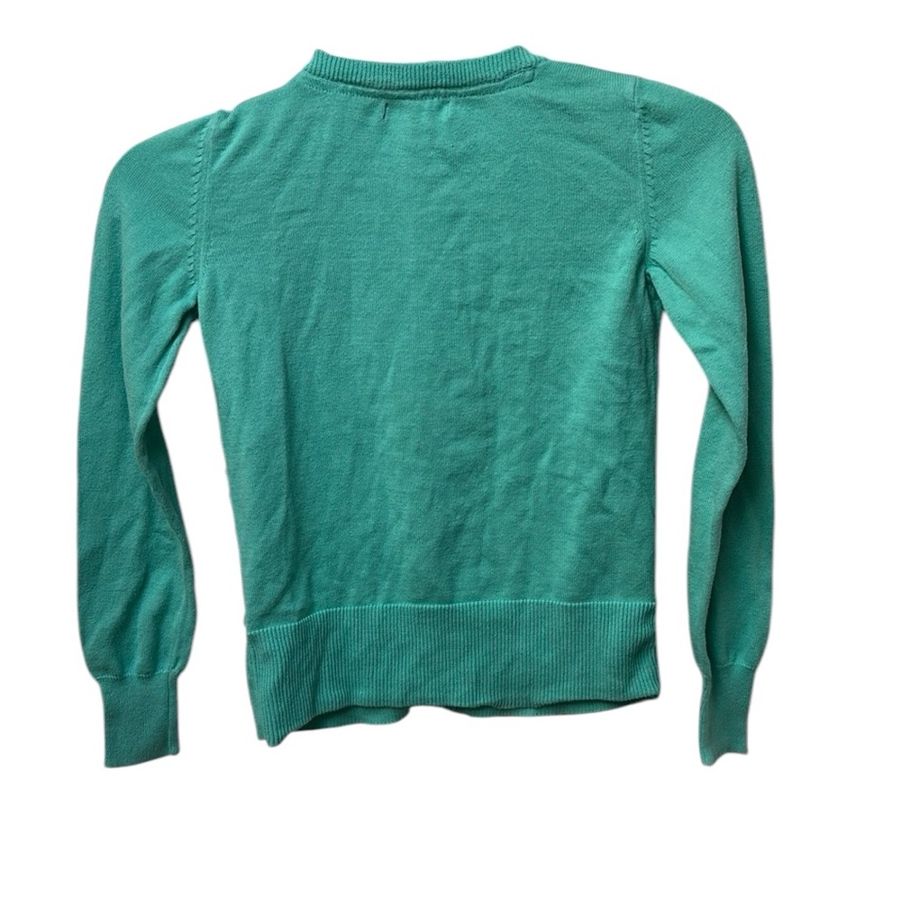 Gap kids teal Sequin Cardigan Sweater - Picture 2 of 5